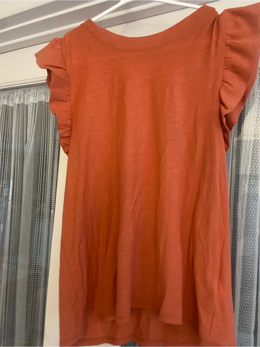 Nation LTD Coral Flutter Sleeve Tee